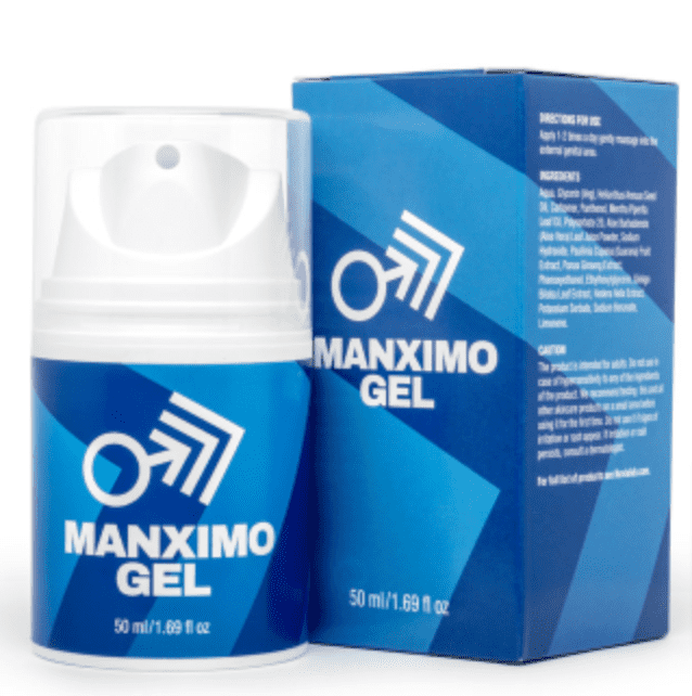Manximo Gel Anmeldelser, Pris, Hvor kan man købe Manximo Hvordan man bruger det, sammensætning og ingredienser