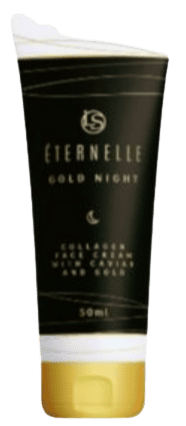 Noční krém Eternelle Gold se silnými hydratačními účinky, veganské složení
